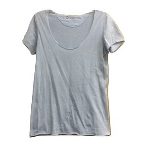 NWT Emma Sam Vintage Wash Seamed Scoop Tee Shirt